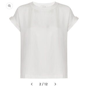 Frame - Washable Silk, Oversized Tee